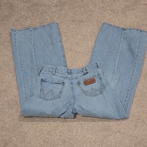 Wrangler Light Blue High Rise Wide Leg Women’s Jeans